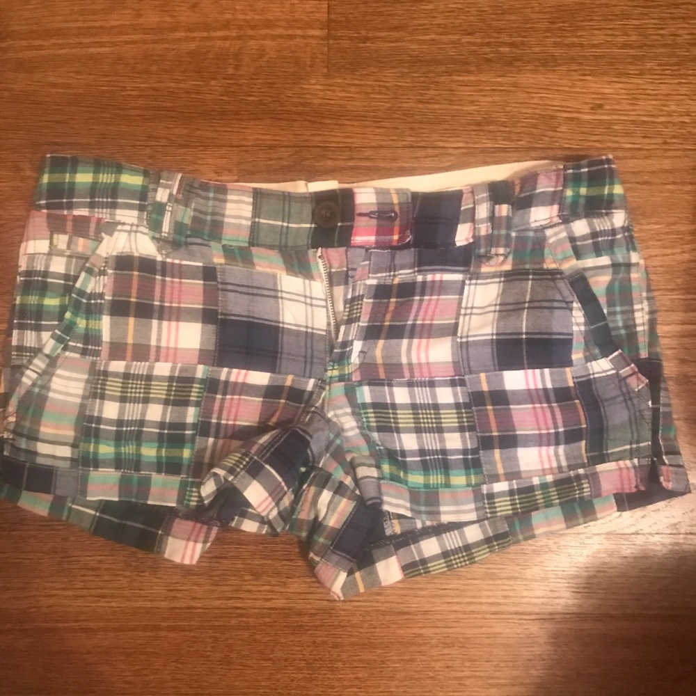 American Eagle Plaid Shorts